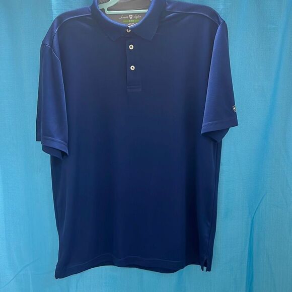 Mens Polo shirt blue - Picture 1 of 5